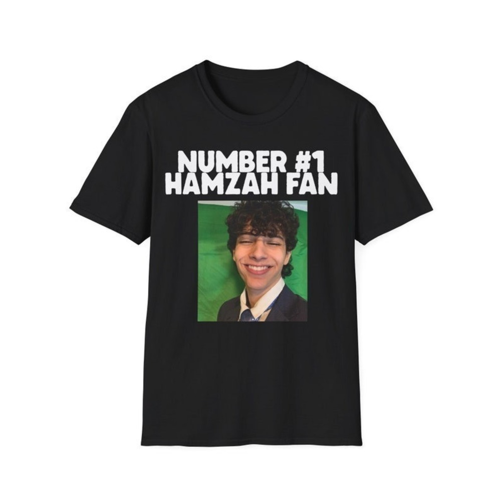 Hamzah SlushyNoobz Fan Tee Black Shirt Hamzah And Martin Funny T-Shirt